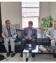 دیدار مستقیم رئیس دانشگاه علوم پزشکی بم و مدیرکل بیمه سلامت با فرماندارشهرستان گنبکی