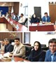 نشست دکتر علی رادفر رئیس دانشگاه علوم پزشکی بم با نیروهای حجمی وشرکتی