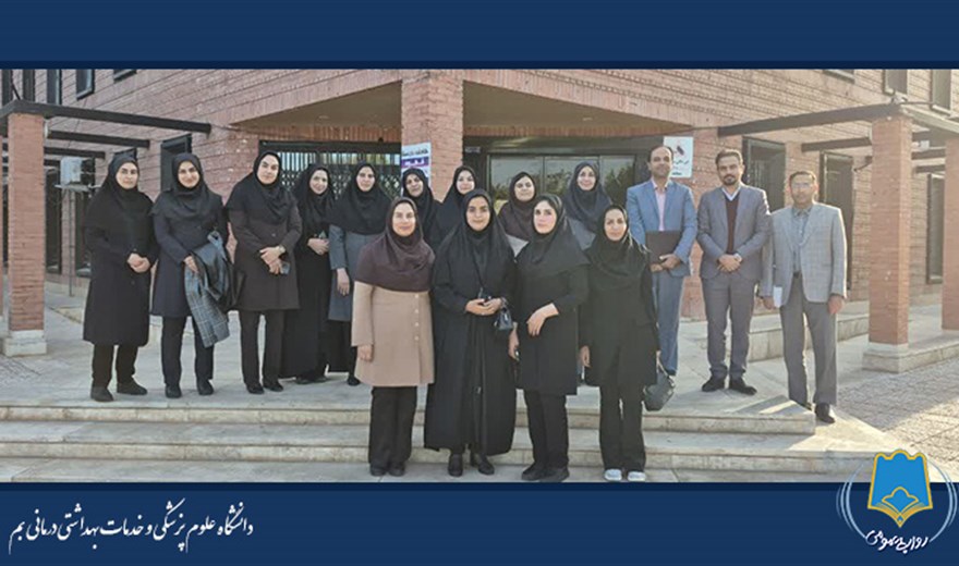 پایش و ارزیابی مدیریت توسعه سازمان و تحول اداری دانشگاه علوم پزشکی بم با حضور ارزیابان وزارت بهداشت